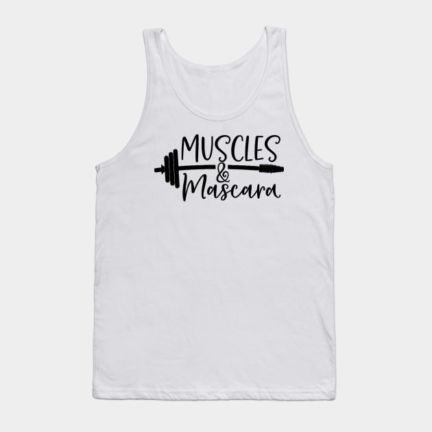 Muscles and mascara Tank Top by wekdalipun